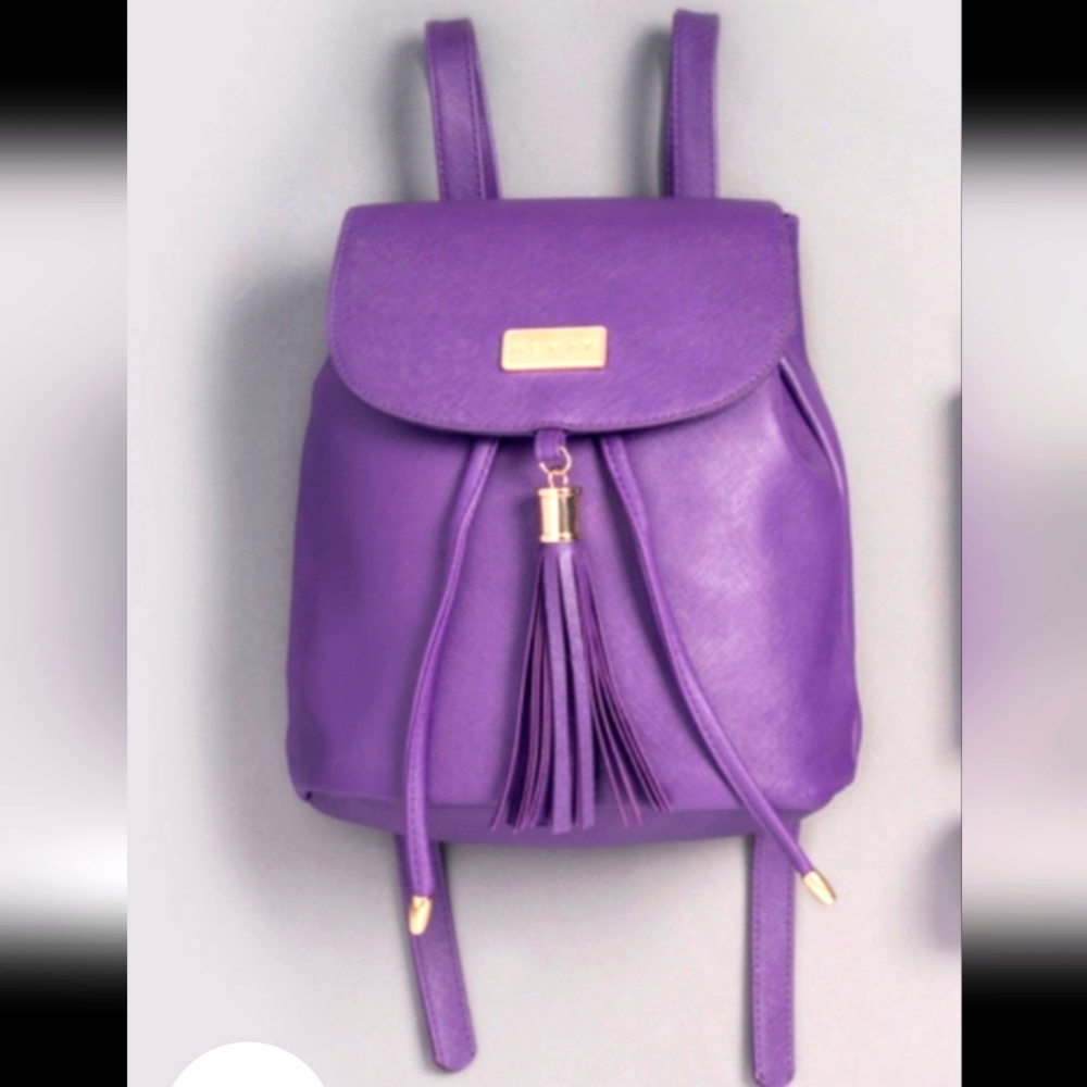NEW Monat Purple Backpack Purse - Picture 5 of 6